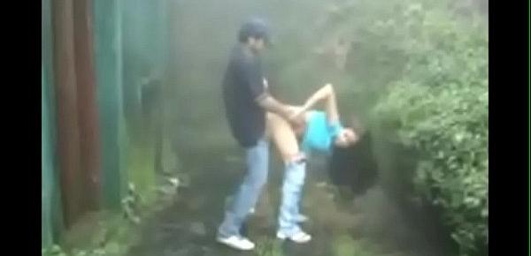  Indian Couple Fuck In The Rain